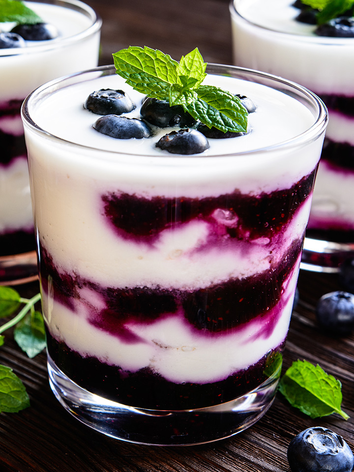 ドライワイルドブルーベリー焼き菓子の写真