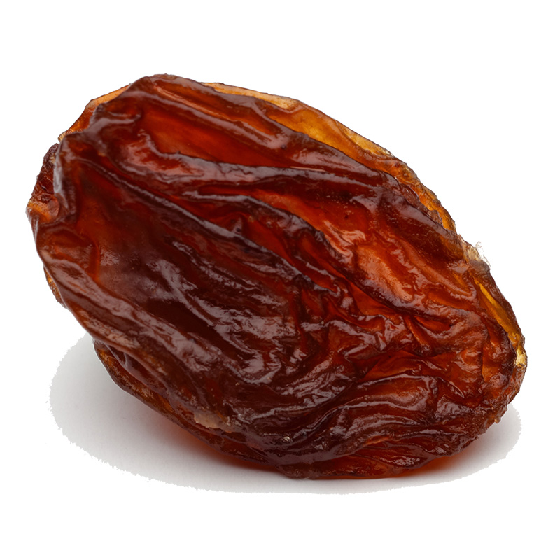 ぶどうを熱風乾燥したレーズンの画像